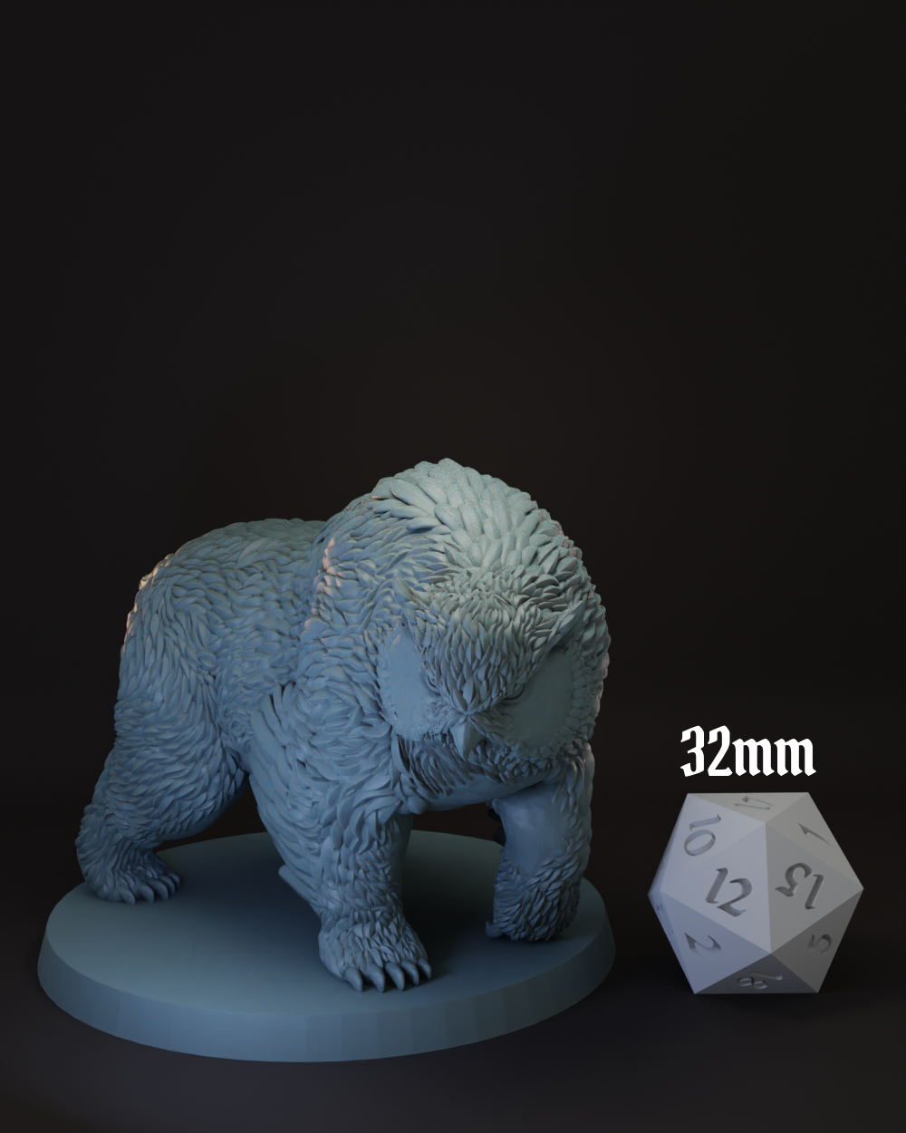 Owlbear Adult Monster Tabletop Miniature
