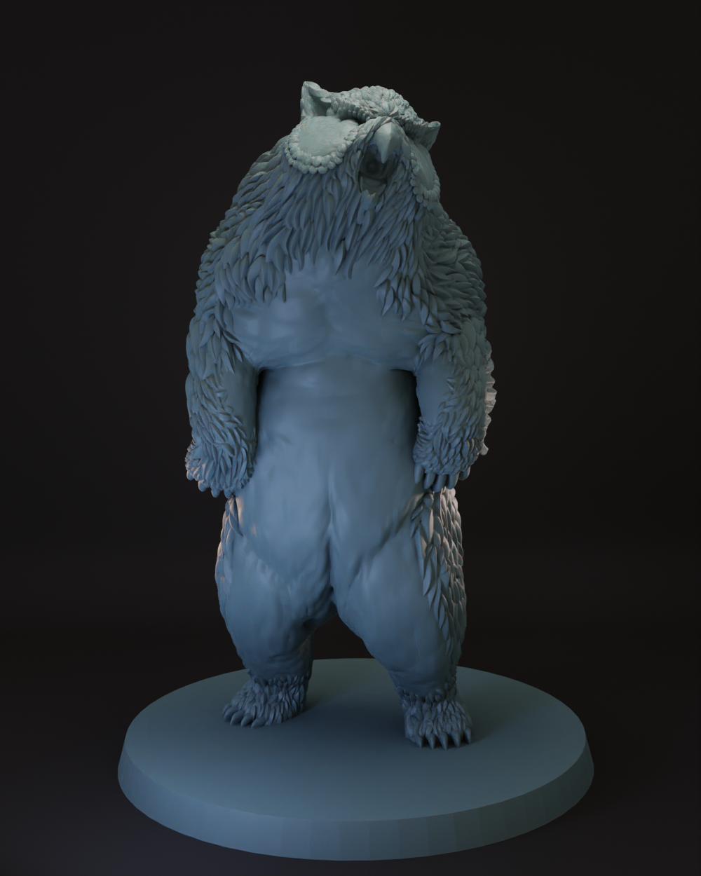 Owlbear Adult Monster Tabletop Miniature