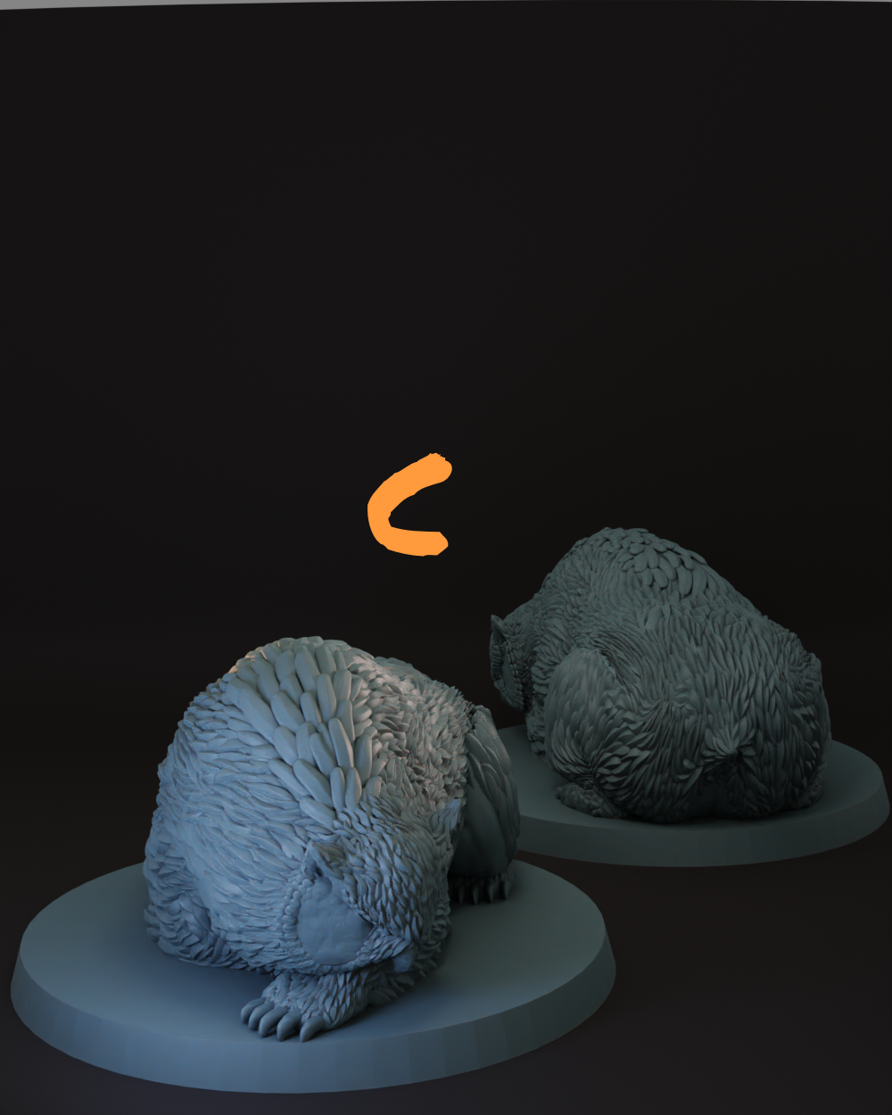 Owlbear Adult Monster Tabletop Miniature