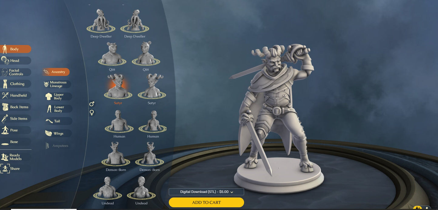 Eldritch Foundry Printing Service for Dungeons and Dragons | Pathfinder | DND Design Custom Miniatures Hero Forge UK 3D Printing