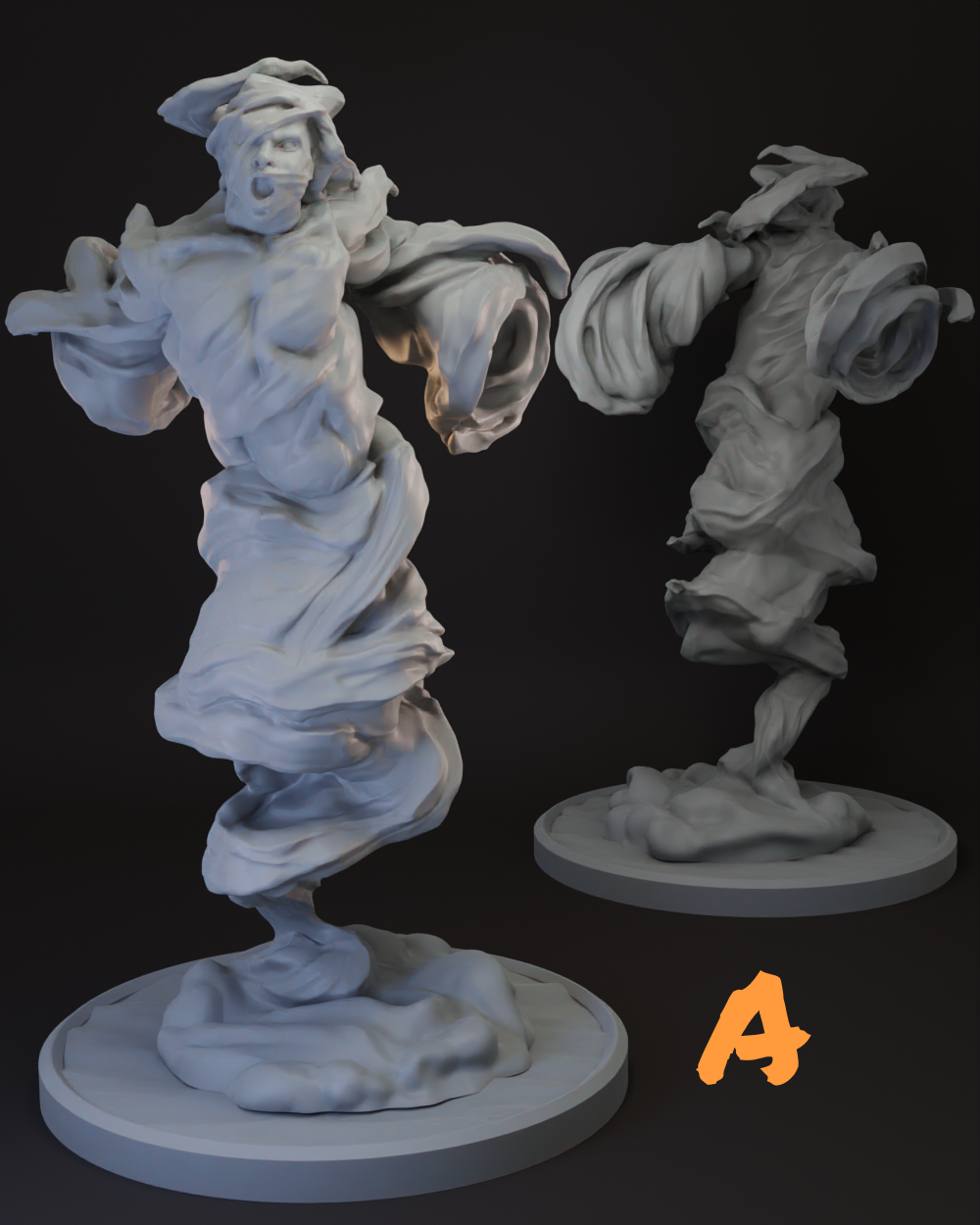 Air Elemental | 4 Variants | Monster Tabletop Miniature