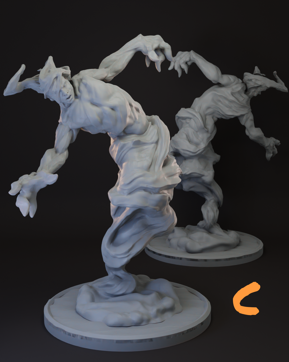 Air Elemental | 4 Variants | Monster Tabletop Miniature