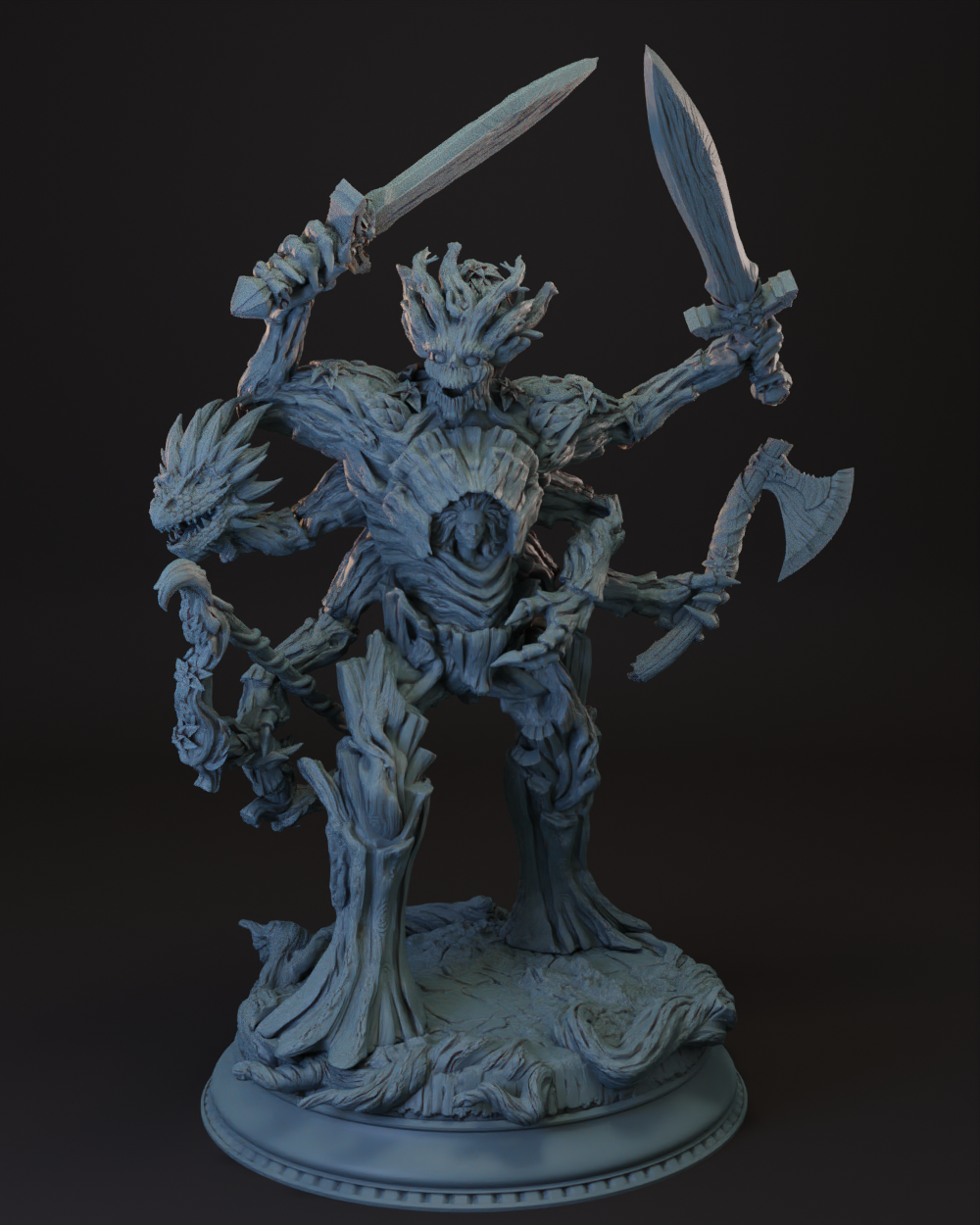 Corrupted Dryad | Tree Blight | Treant Tabletop Miniature