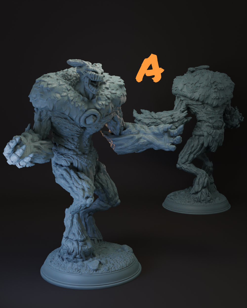 Corrupted Treant | Tree Blight | Forest Spirit Tabletop Miniature