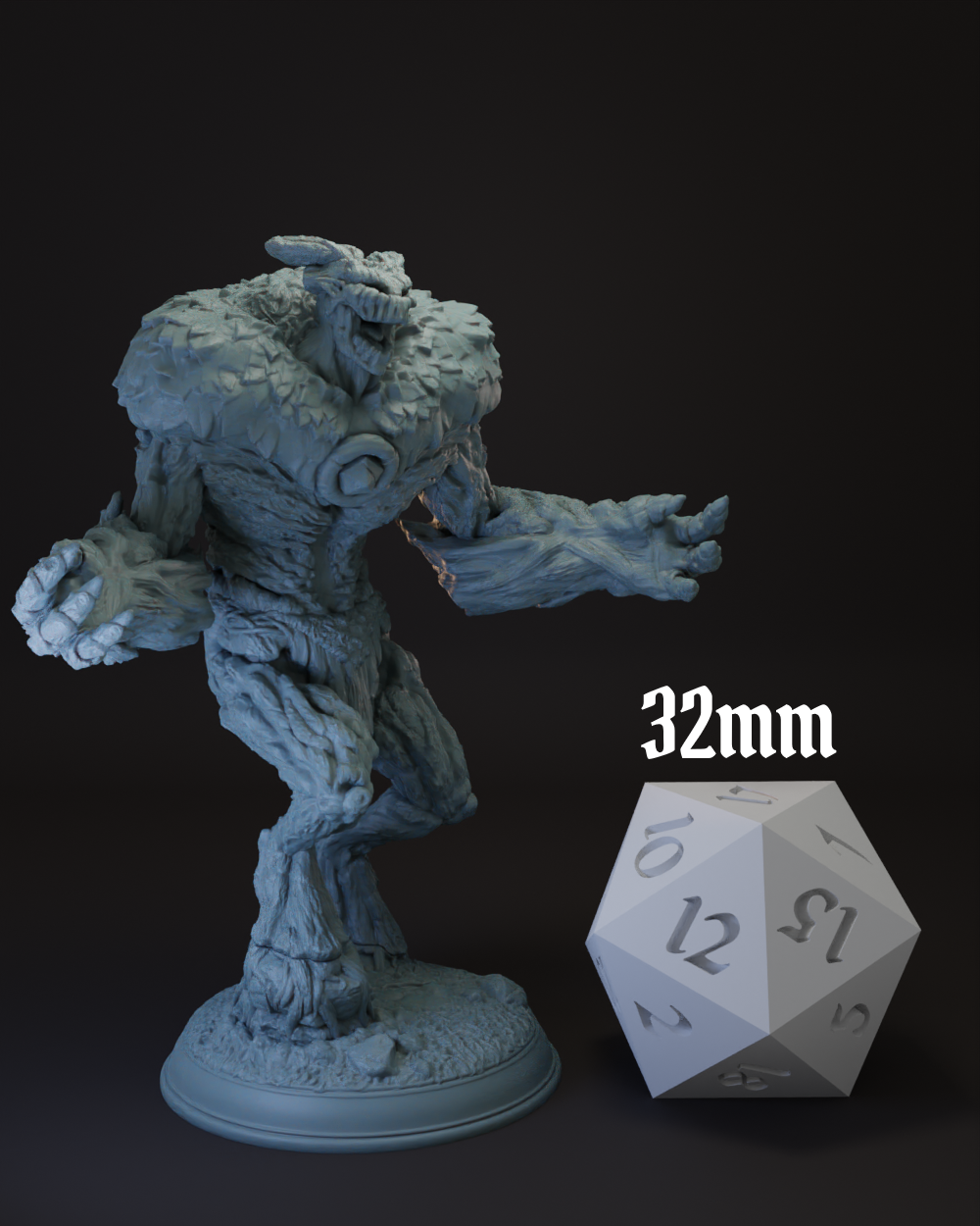 Corrupted Treant | Tree Blight | Forest Spirit Tabletop Miniature