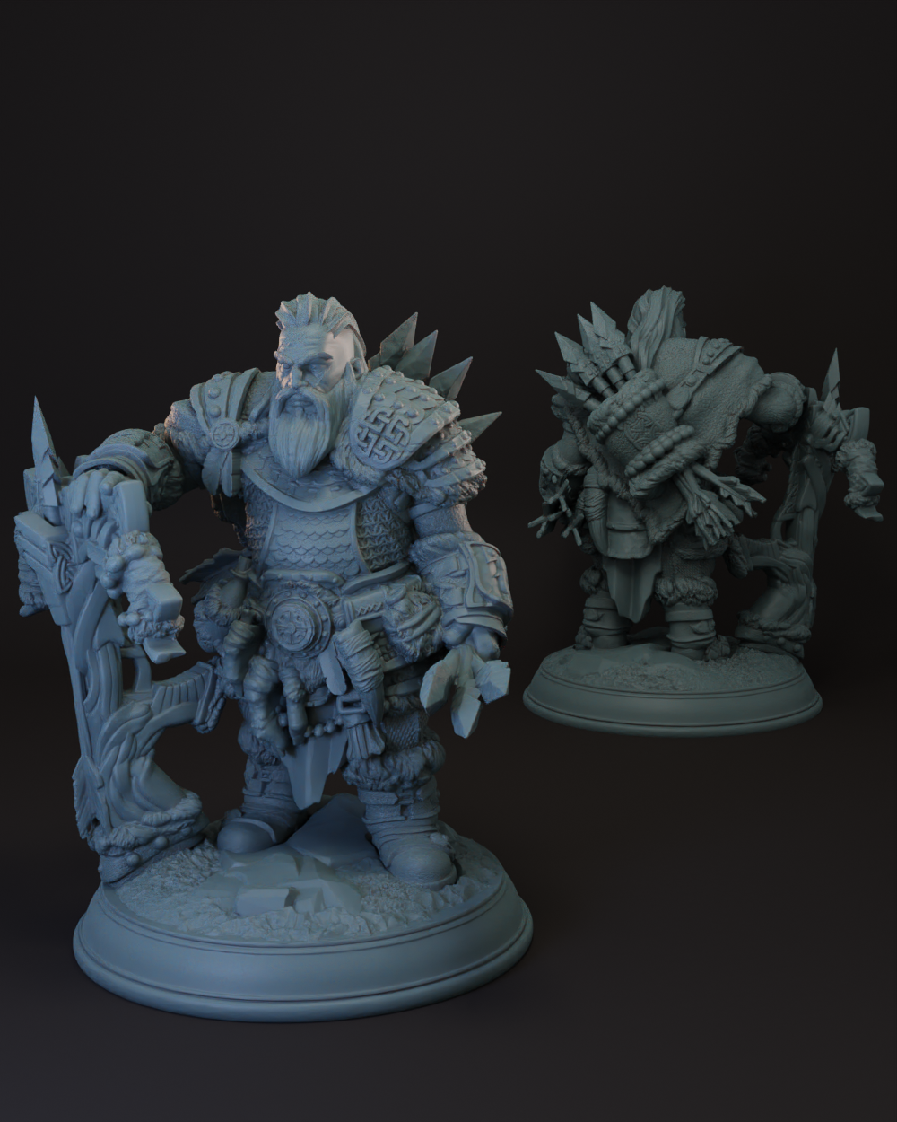 Dwarf | Duergar Ranger | Blood Hunter | Fighter -Telnam- Tabletop Miniature