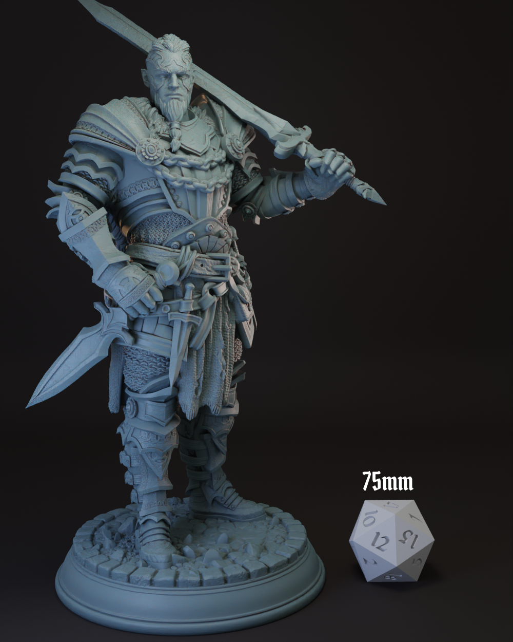 Goliath | Half-Giant Fighter | Barbarian -Akranak- Tabletop Miniature