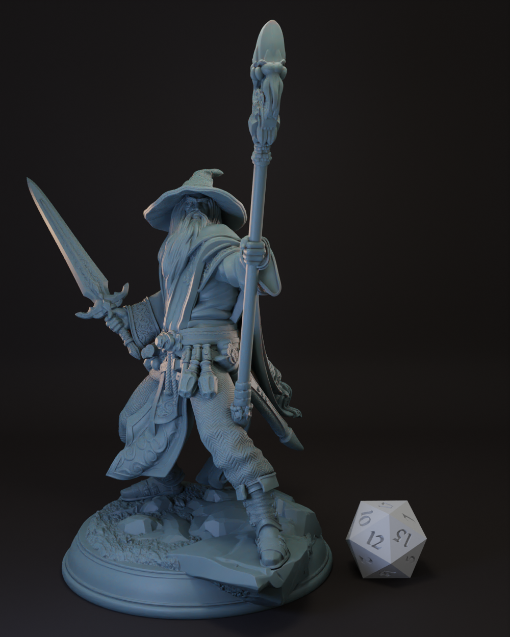 Human Wizard | War Mage | Cleric -Artemis- Tabletop Miniature