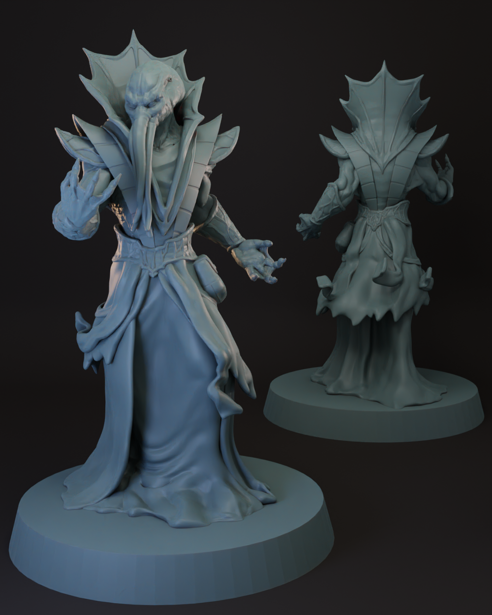 Mind Flayer | Illithid | Ulitharid | Alhoon | Cthulu Tabletop Miniature