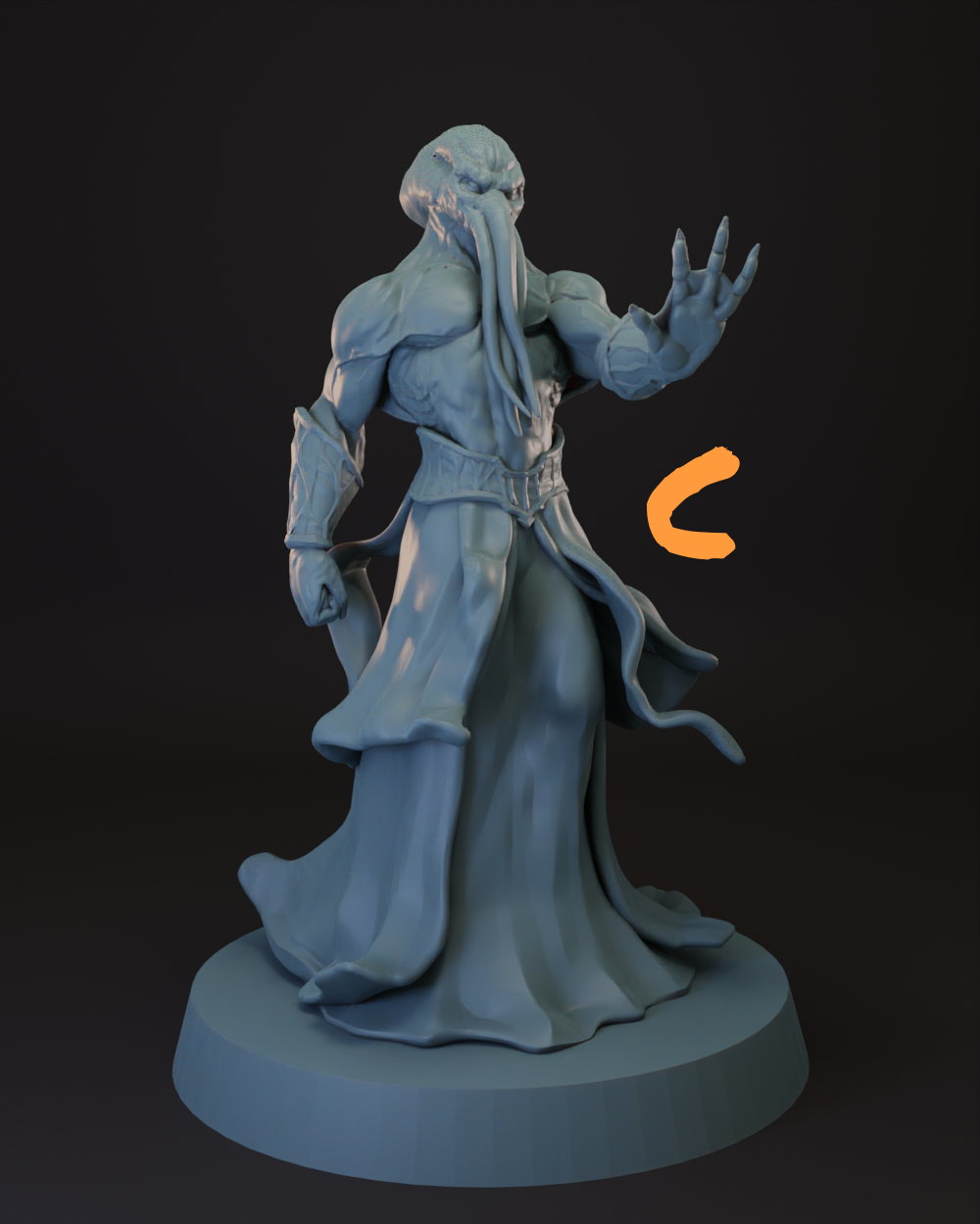 Mind Flayer | Illithid | Ulitharid | Alhoon | Cthulu Tabletop Miniature