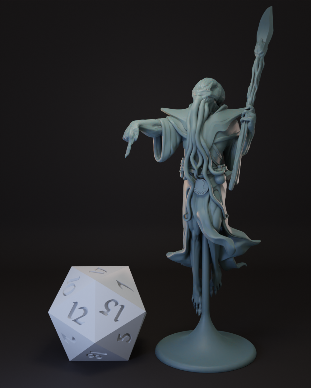 Mind Flayer | Illithid | Ulitharid | Alhoon | Cthulu Tabletop Miniature