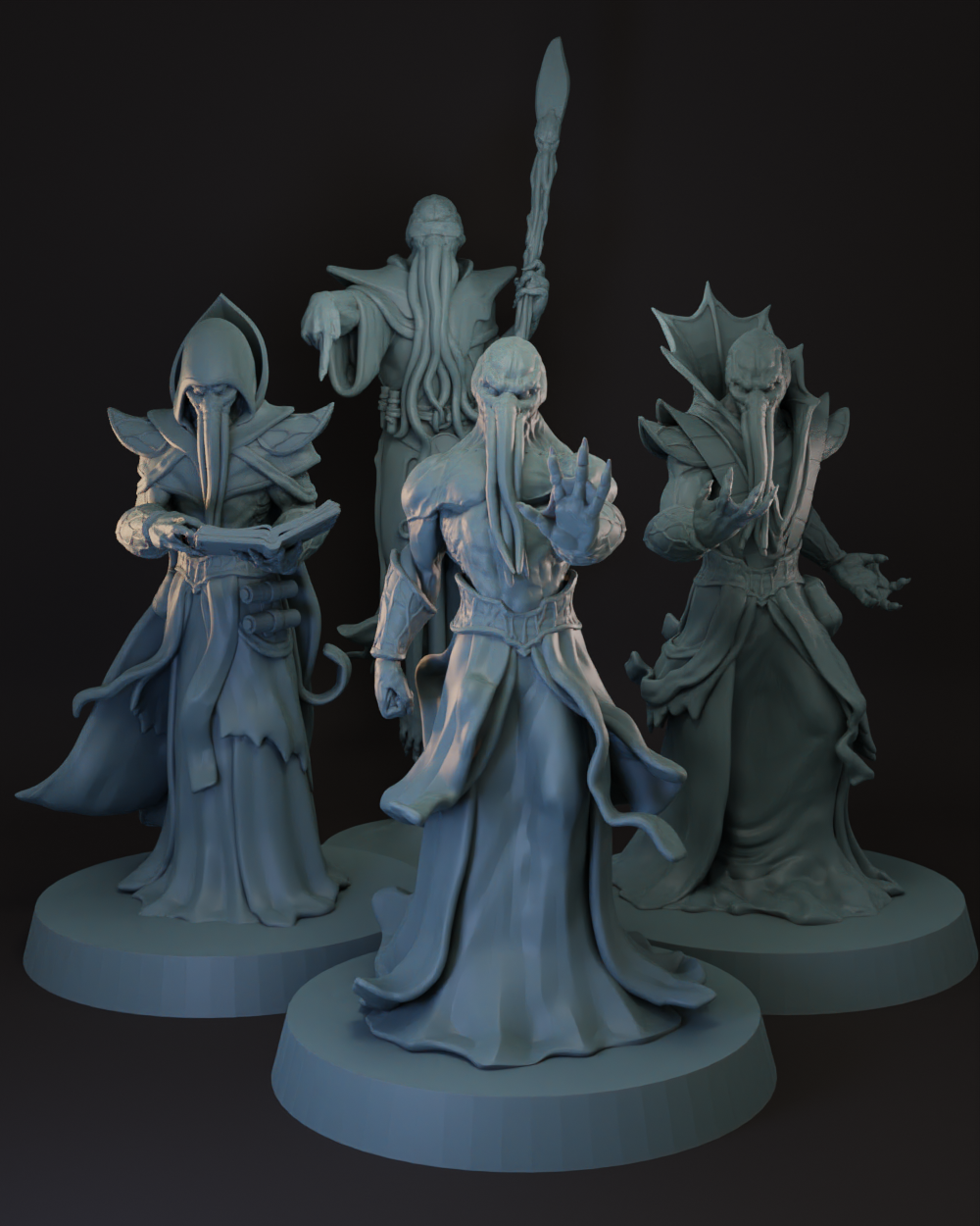 Mind Flayer | Illithid | Ulitharid | Alhoon | Cthulu Tabletop Miniature