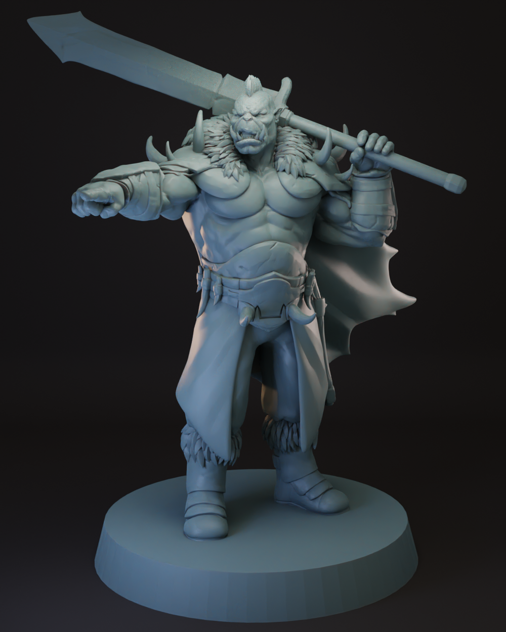 Orc Warband | Berserkers 4 Variants Tabletop Miniature