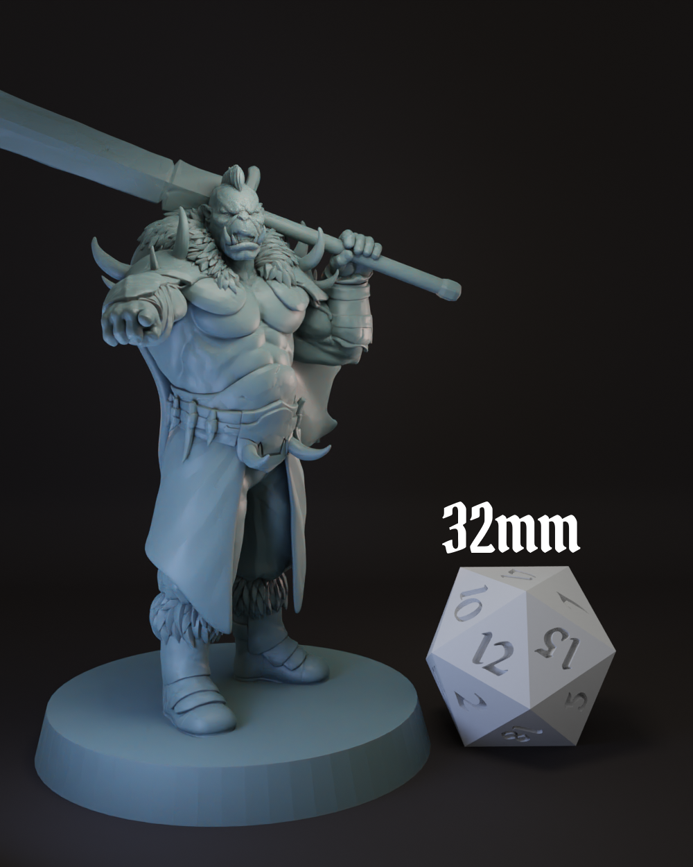 Orc Warband | Berserkers 4 Variants Tabletop Miniature