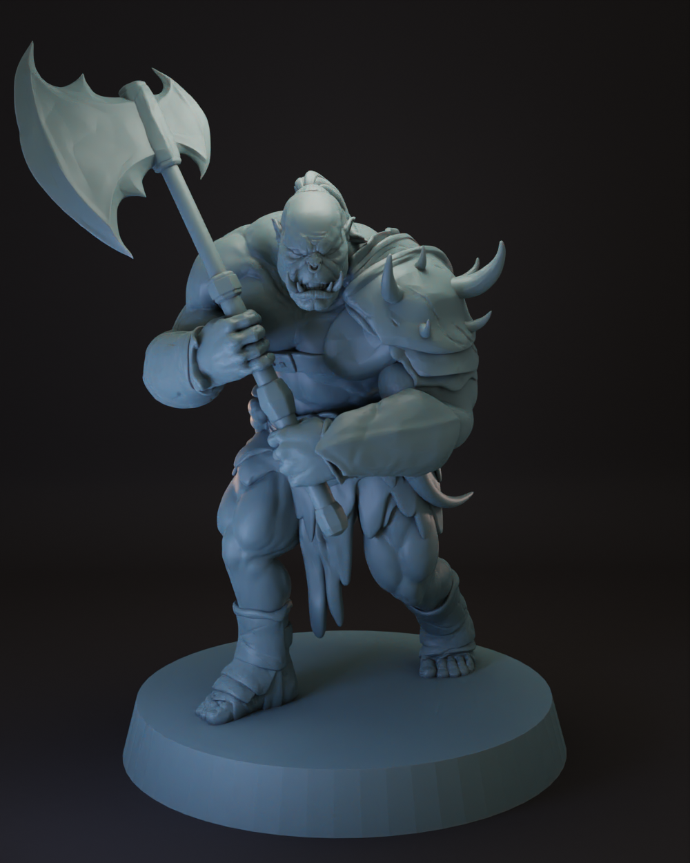 Orc Warband | Berserkers 4 Variants Tabletop Miniature