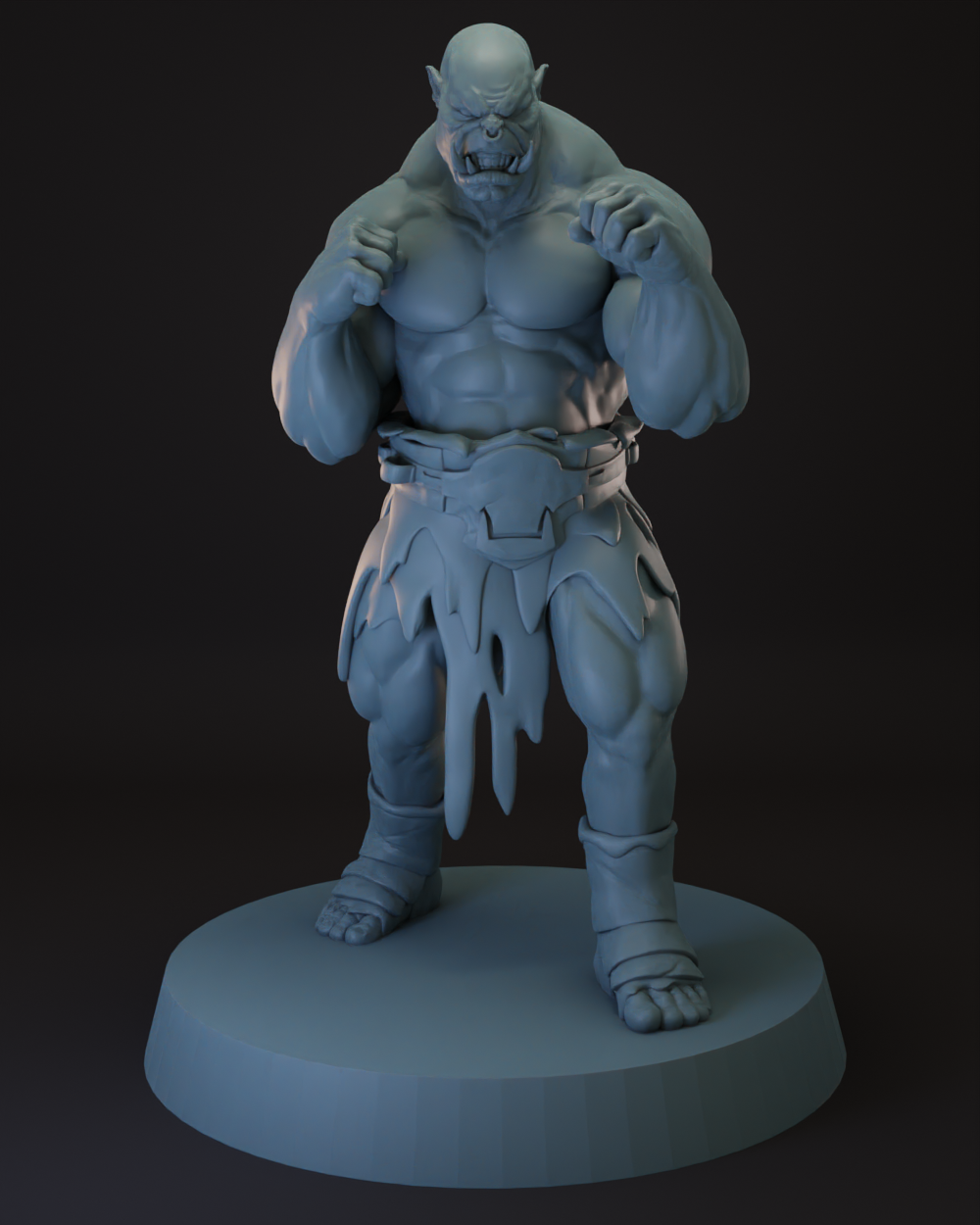 Orc Warband | Berserkers 4 Variants Tabletop Miniature