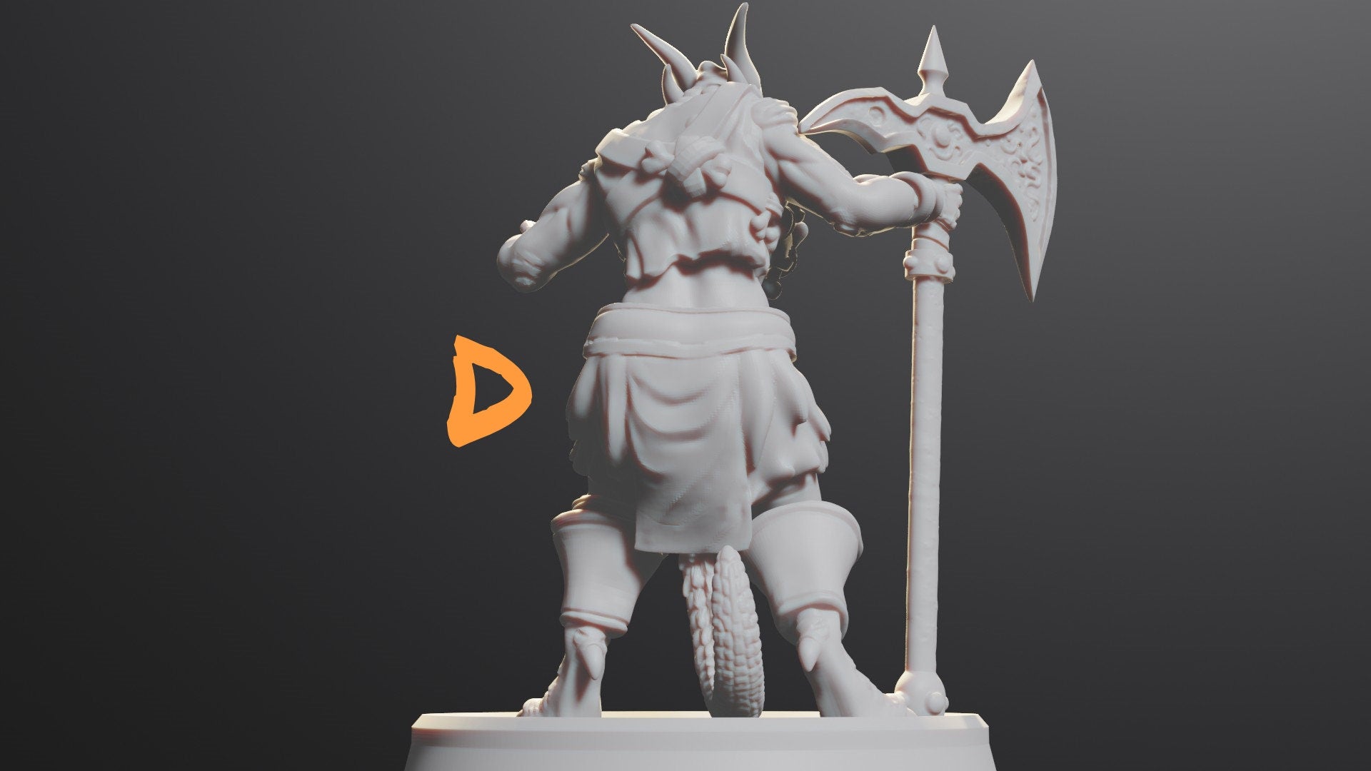 Dragonborn Female Barbarian | Fighter Tabletop Miniature for Dungeons and Dragons | Pathfinder | DND