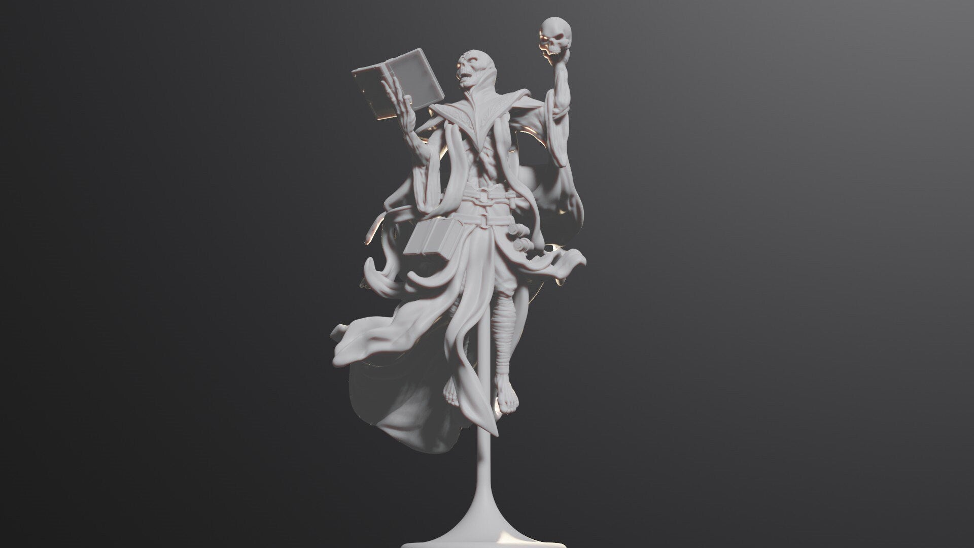 Lich | Necromancer | Vecna Tabletop Miniature for Dungeons and Dragons | Pathfinder | DND