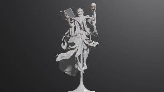 Lich | Necromancer | Vecna Tabletop Miniature for Dungeons and Dragons | Pathfinder | DND