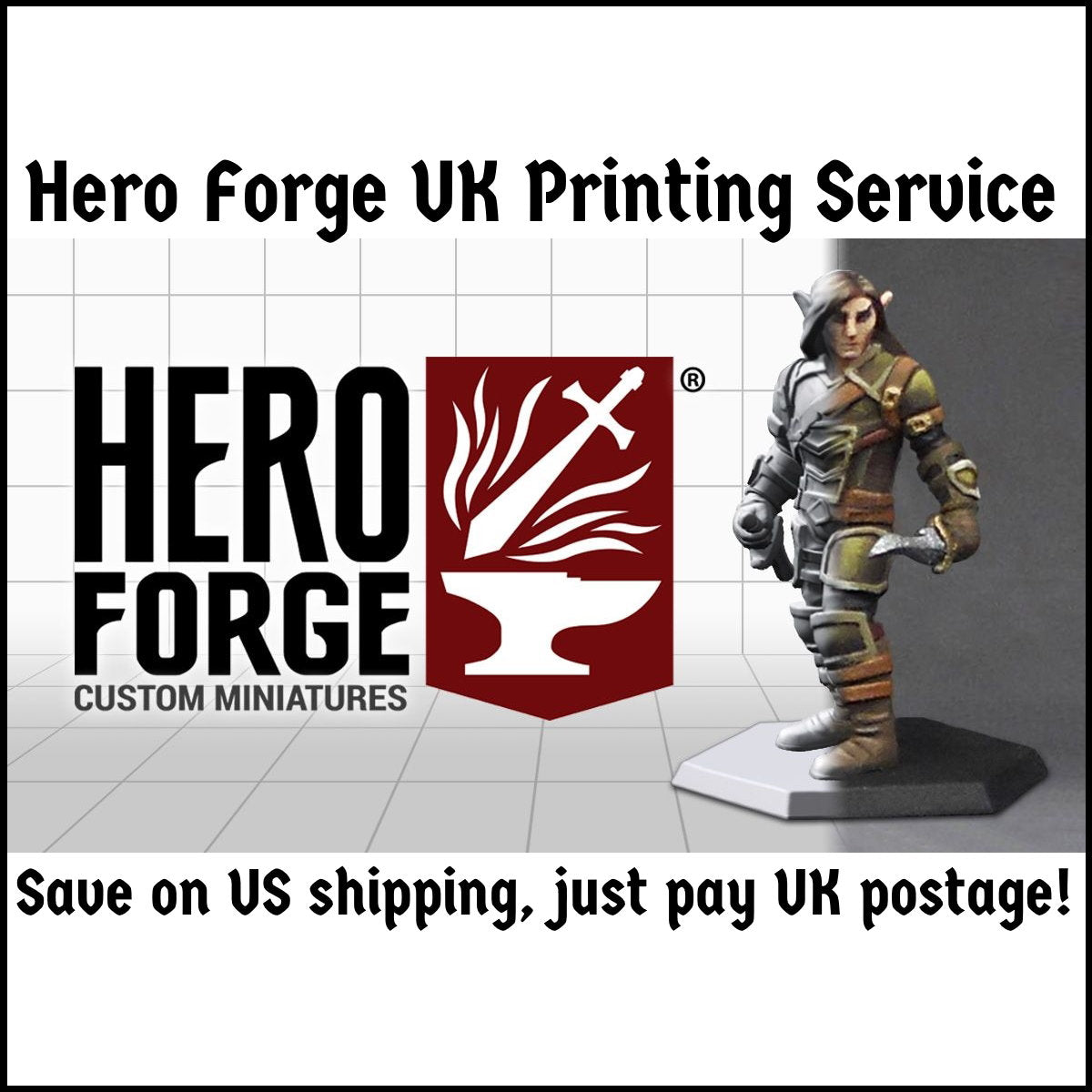 Hero Forge Miniature Printing Service