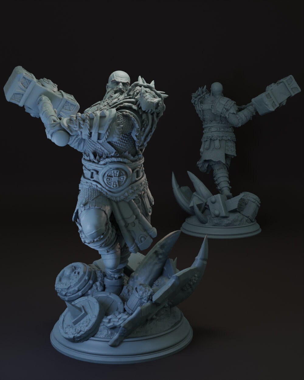 Goliath | Half Giant Barbarian | Fighter -Froth- Tabletop Miniature for Dungeons and Dragons | Pathfinder | DND