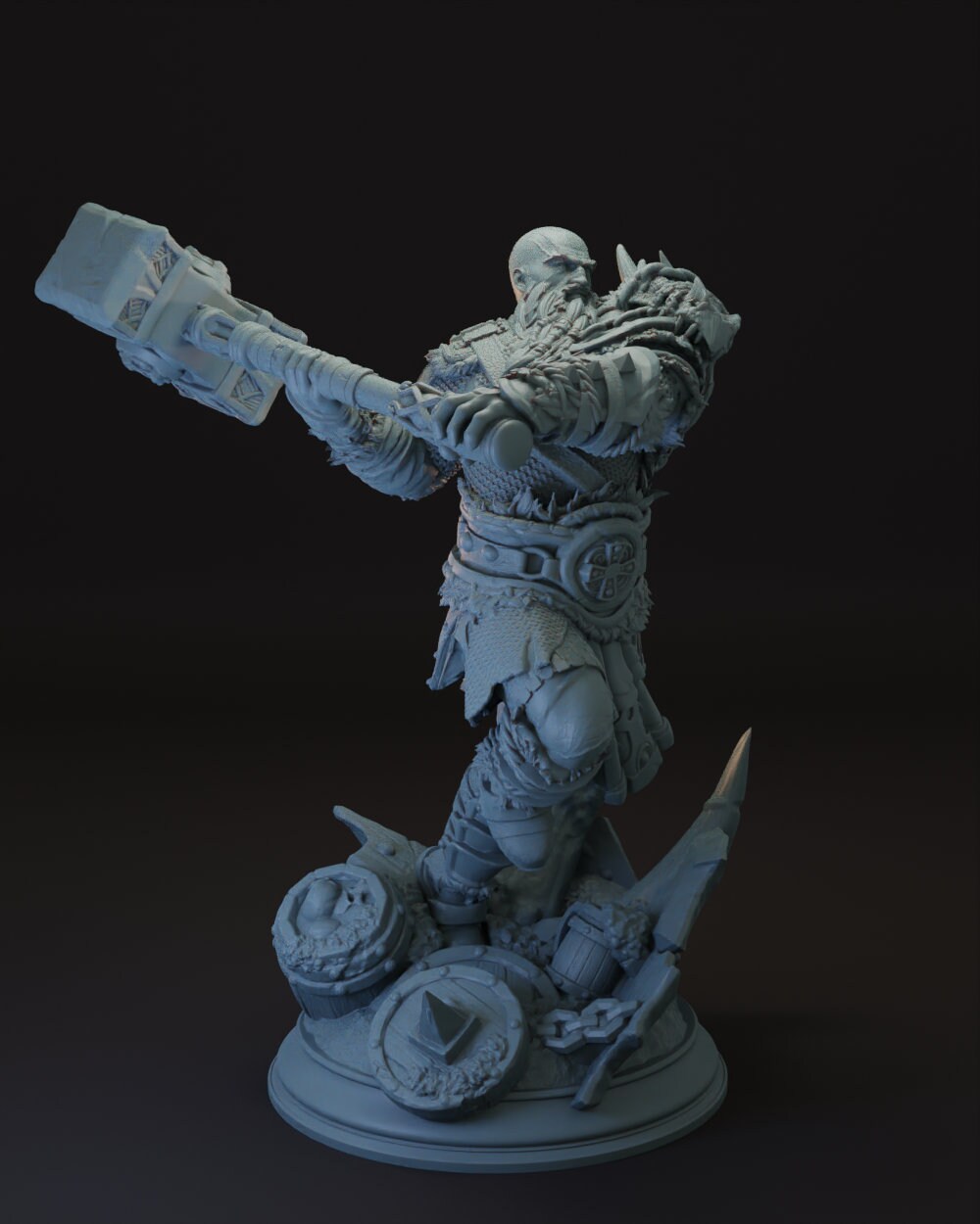 Goliath | Half Giant Barbarian | Fighter -Froth- Tabletop Miniature for Dungeons and Dragons | Pathfinder | DND