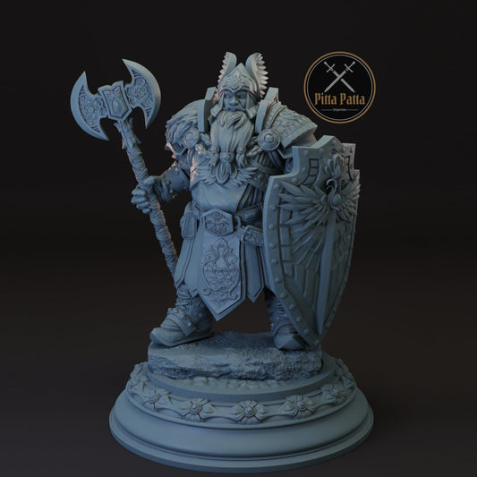 Dwarf Cleric | Paladin | Fighter -Tors Levelled- Tabletop Miniature for Dungeons and Dragons | Pathfinder | DND