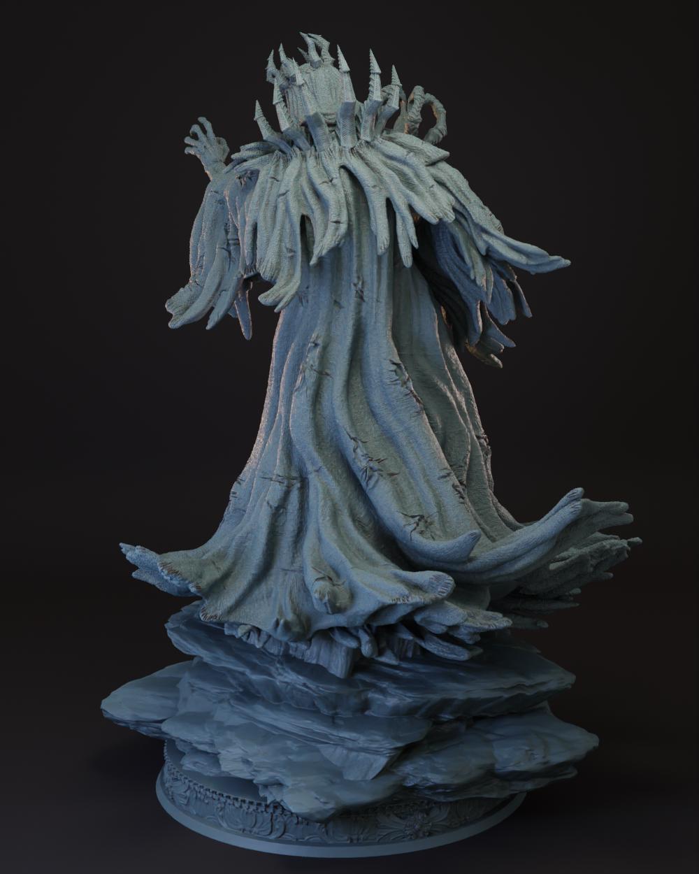 Arch Lich | Lich King | Undead Mage | Wraith Tabletop Miniature for Dungeons and Dragons | Pathfinder | DND | Daggerheart