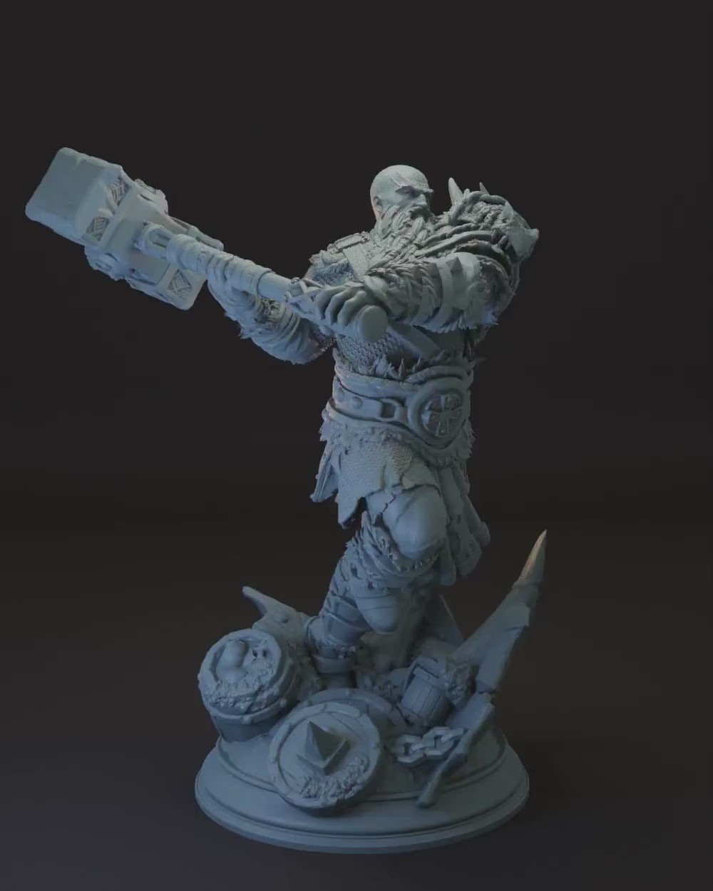 Goliath | Half Giant Barbarian | Fighter -Froth- Tabletop Miniature for Dungeons and Dragons | Pathfinder | DND