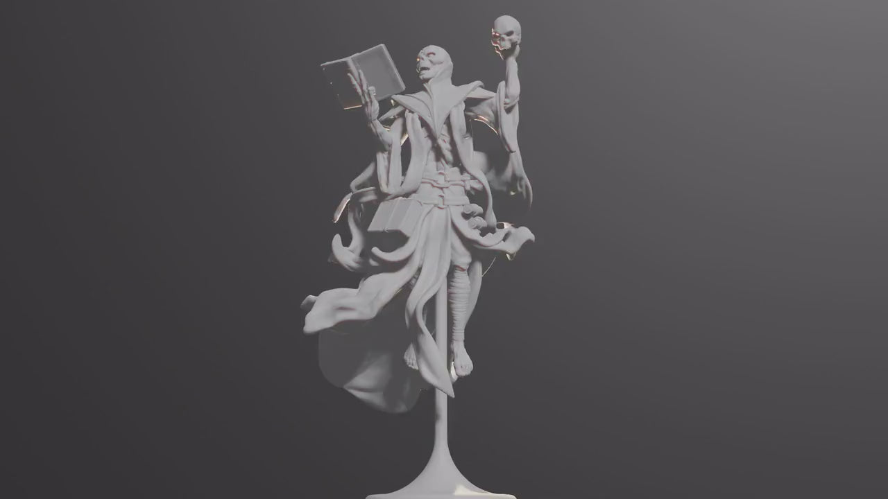 Lich | Necromancer | Vecna Tabletop Miniature for Dungeons and Dragons | Pathfinder | DND