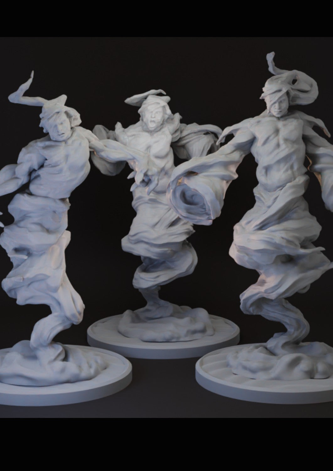 Air Elemental | 4 Variants | Monster Tabletop Miniature