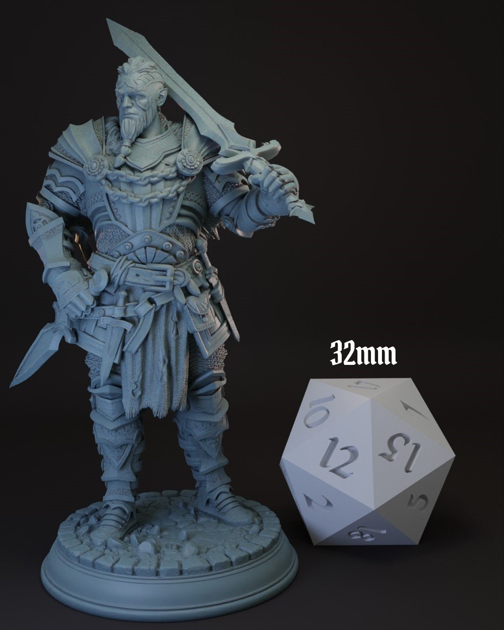 Goliath | Half-Giant Fighter | Barbarian -Akranak- Tabletop Miniature