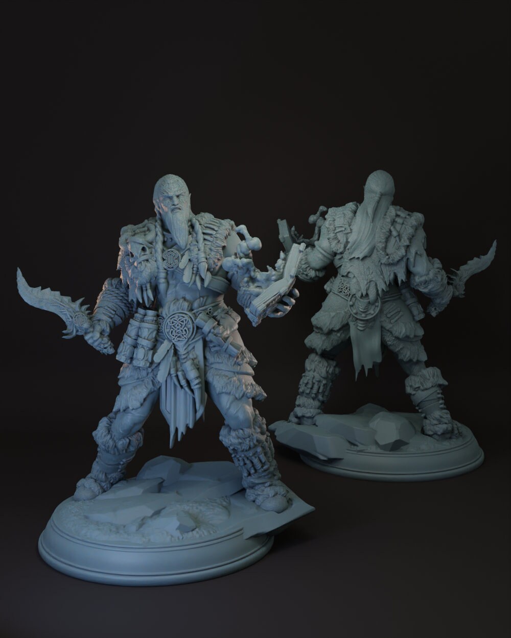 Goliath | Half-Giant Shaman | Warlock | Wizard -Raktavin- Tabletop Miniature