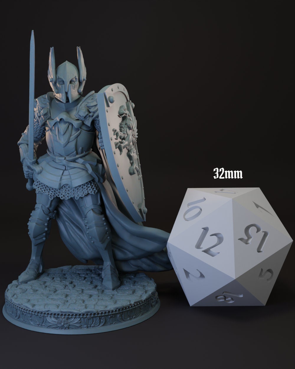 Human | Elf | Half-Elf Paladin | Fighter -Silus- Tabletop Miniature