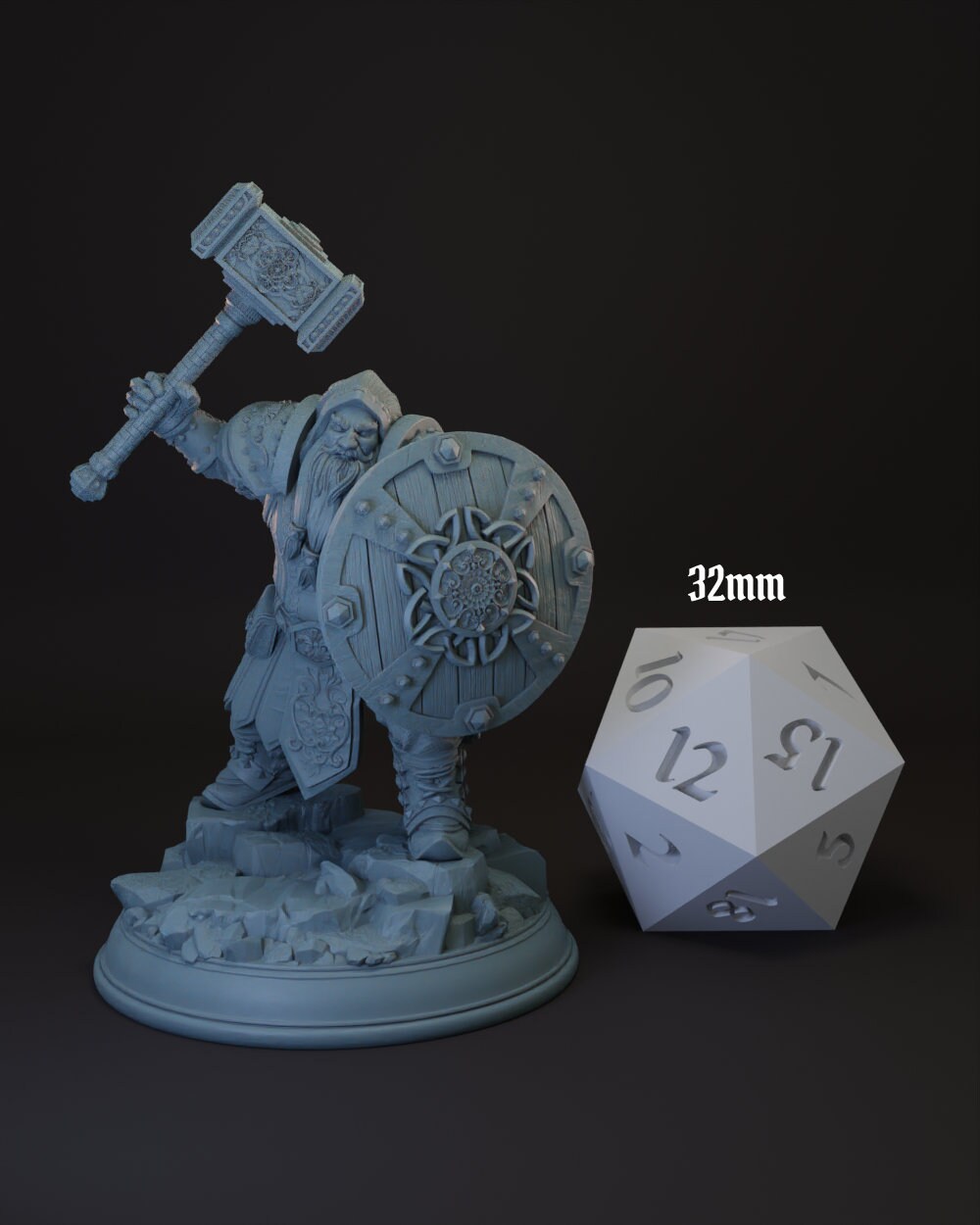 Dwarf Cleric | Fighter | Paladin -Tors- Tabletop Miniature