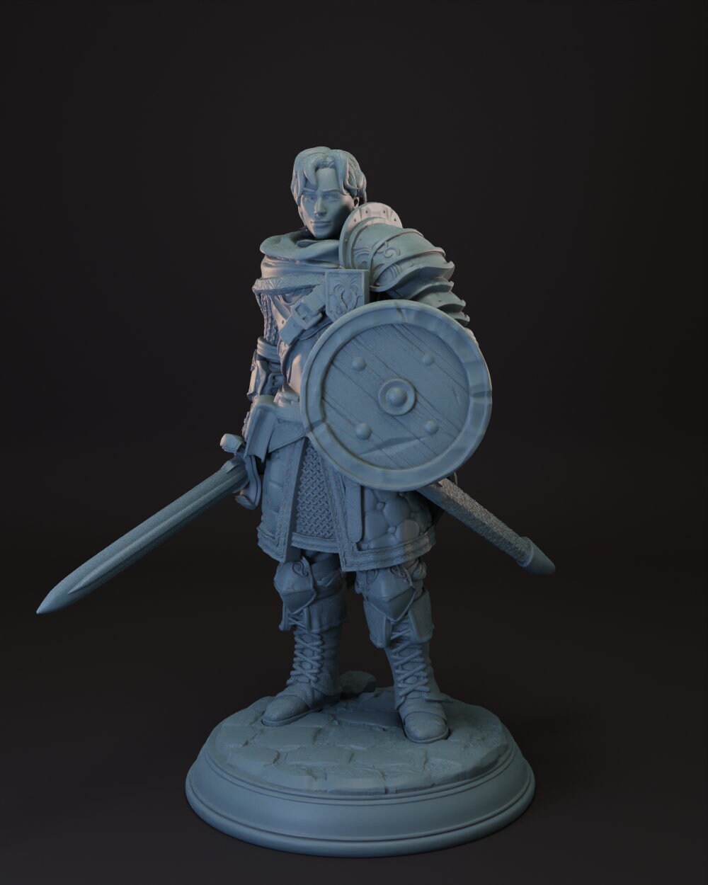 Human Fighter | Paladin -Arion- Tabletop Miniature