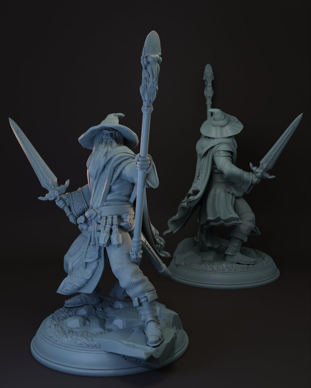 Human Wizard | War Mage | Cleric -Artemis- Tabletop Miniature