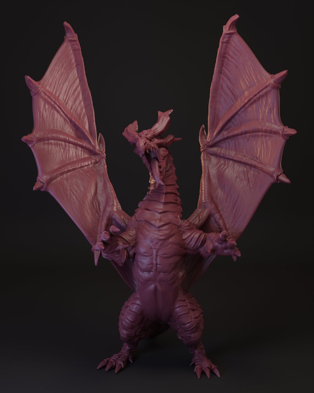 Young Red Dragon Tabletop Miniature