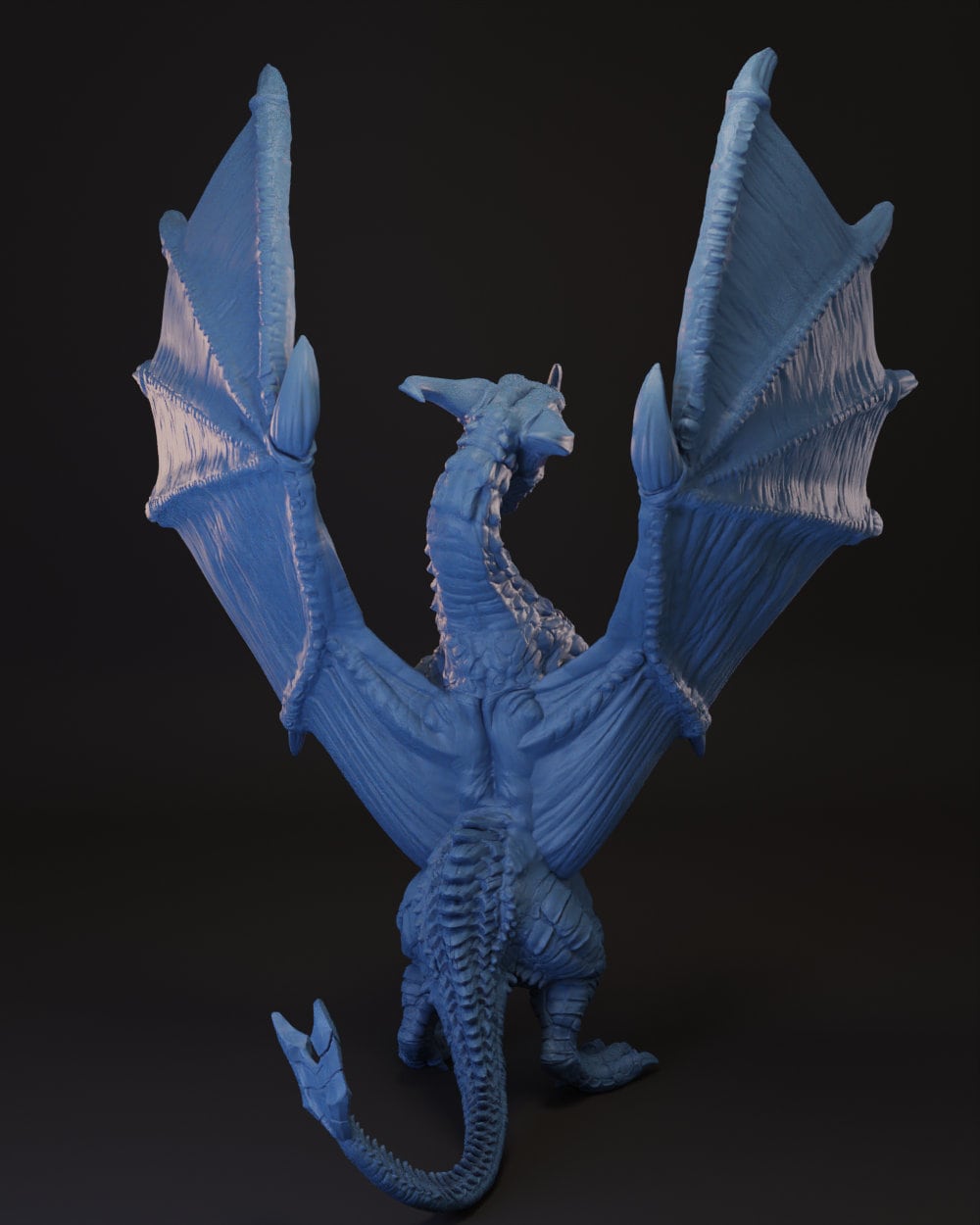 Young Blue Dragon Tabletop Miniature