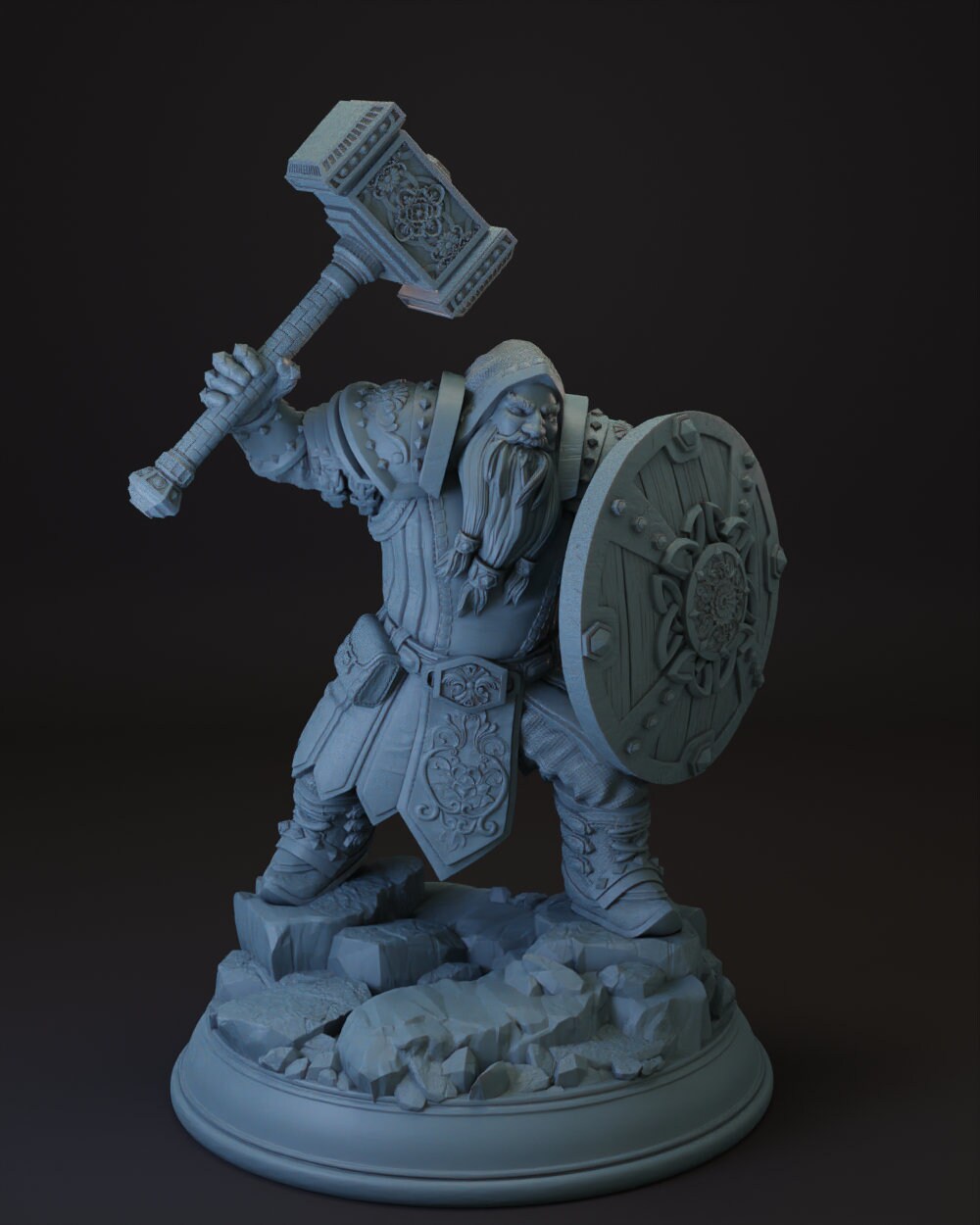 Dwarf Cleric | Fighter | Paladin -Tors- Tabletop Miniature