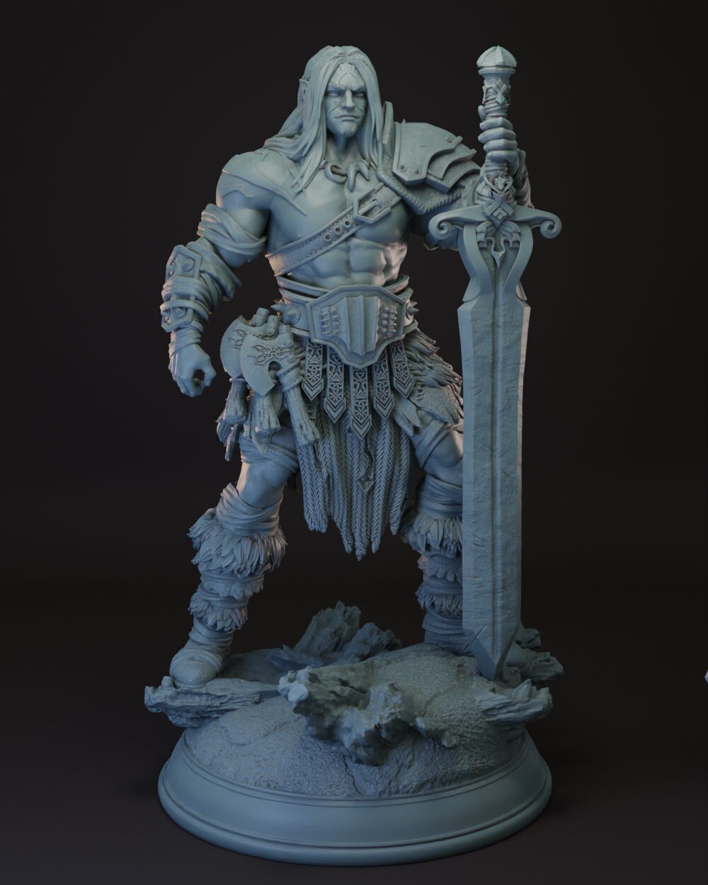 Goliath | Half-Giant Barbarian -Oovur- Tabletop Miniature