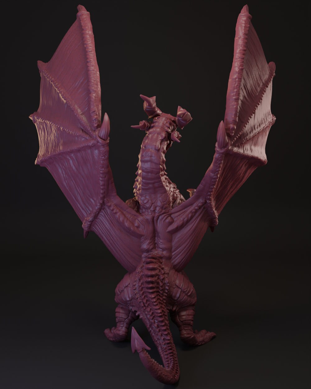 Young Red Dragon Tabletop Miniature